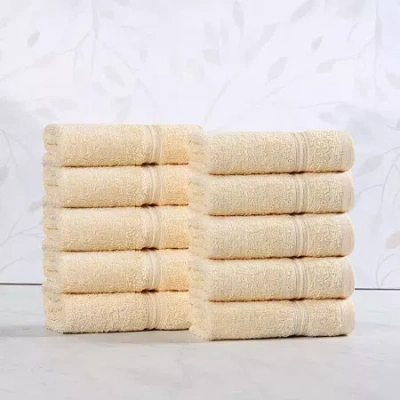 Superior Heritage Collection | 100% Egyptian Cotton 12-pc. Quick Dry Washcloth In Neutral