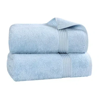 Superior Heritage Collection | 100% Egyptian Cotton 2-pc. Bath Sheet In Blue