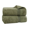 Superior Heritage Collection | 100% Egyptian Cotton 2-pc. Bath Sheet In Green
