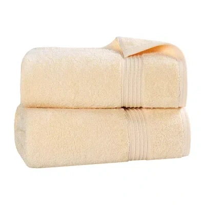 Superior Heritage Collection | 100% Egyptian Cotton 2-pc. Bath Sheet In Yellow