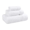 Superior Heritage Collection | 100% Egyptian Cotton 3-pc. Quick Dry Solid Bath Towel Set In White