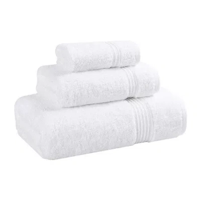 Superior Heritage Collection | 100% Egyptian Cotton 3-pc. Quick Dry Solid Bath Towel Set In White