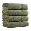 Superior Heritage Collection | 100% Egyptian Cotton 4-pc. Quick Dry Bath Towel In Green