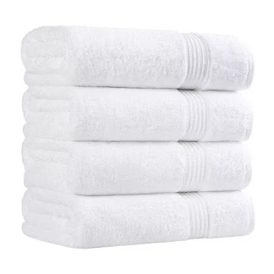 Superior Heritage Collection | 100% Egyptian Cotton 4-pc. Quick Dry Bath Towel In White