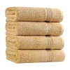 Superior Heritage Collection | 100% Egyptian Cotton 4-pc. Quick Dry Bath Towel In Yellow