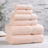 Superior Heritage Collection | 100% Egyptian Cotton 6-pc. Quick Dry Solid Bath Towel Set In Pink