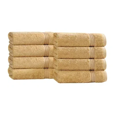 Superior Heritage Collection | 100% Egyptian Cotton 6-pc. Solid Hand Towel In Yellow