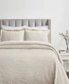 Superior Hibiscus Cotton Matelasse Woven 3-pc. Bedspread Set, Full In Neutral