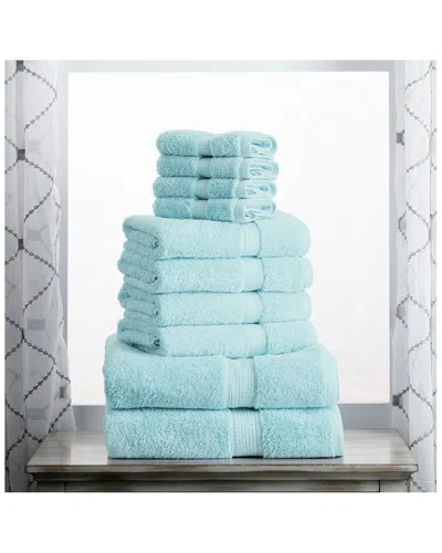 Superior Highly Absorbent 10pc Ultra Plush Egyptian Cotton Towel Set