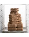 Superior Highly Absorbent 10pc Ultra Plush Towel Set In Latte