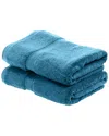 Superior Highly Absorbent 2pc Ultra Plush Bath Towel Set In Blue