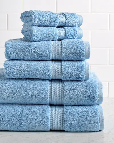 Superior Highly Absorbent 6pc Ultra Plush Solid Egyptian Cotton Towel Set