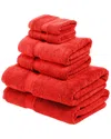 Superior Highly Absorbent 6pc Ultra Plush Solid Towel Set