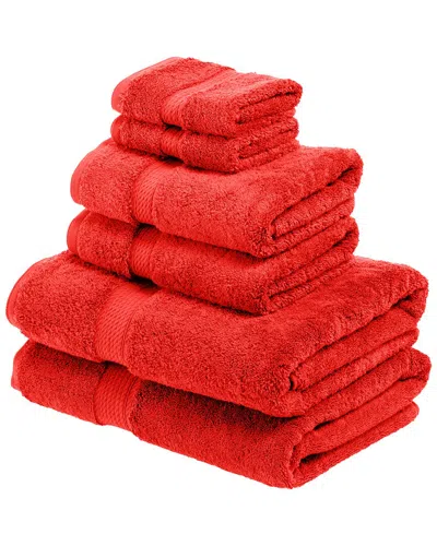 Superior Highly Absorbent 6pc Ultra Plush Solid Towel Set