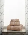 Superior Highly Absorbent Egyptian Cotton 3-piece Ultra Plush Solid Assorted Towel Set In Latte