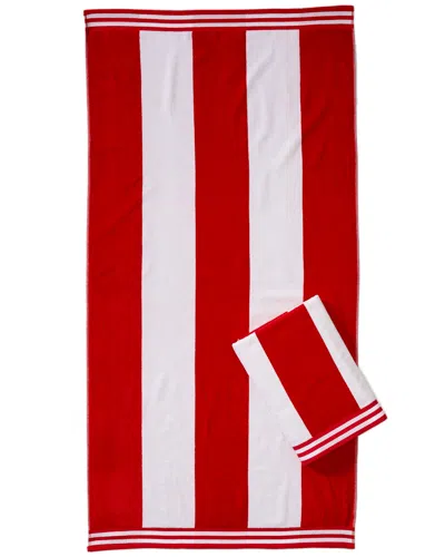 Superior Home City Set Of 2 Cabana Stripes Beach Cotton Towels