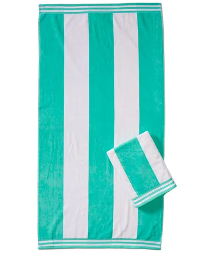 Superior Home City Set Of 2 Cabana Stripes Beach Cotton Towels