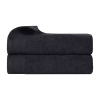 Superior Honeycomb Collection | 100% Combed Cotton 2-pc. Bath Sheet In Black