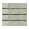 Superior Honeycomb Collection | 100% Combed Cotton 4-pc. Quick Dry Bath Towel In Green