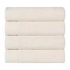 Superior Honeycomb Collection | 100% Combed Cotton 4-pc. Quick Dry Bath Towel In White