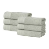Superior Honeycomb Collection | 100% Combed Cotton 6-pc. Solid Hand Towel In Green