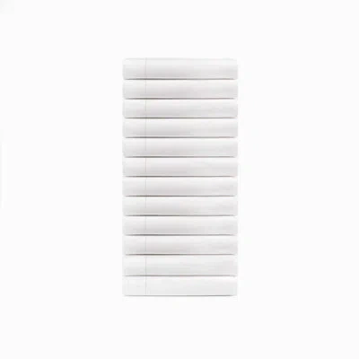 Superior Hotel Quality Mederos 12 Piece Cotton Rich Percale Weave  Pillowcase Pack, Bright White