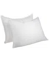 SUPERIOR SUPERIOR HYPOALLERGENIC STRIPE DOWN ALTERNATIVE 2PC PILLOW SET