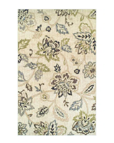 Superior Jacobean Floral Modern Farmhouse Rug