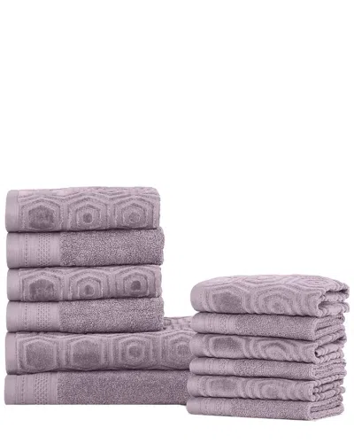 Superior Jacquard And Solid Absorbent 12pc Towel Set