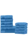 Superior Jacquard And Solid Absorbent 12pc Towel Set