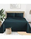 Superior Jacquard Matelasse Cotton Medallion Bedspread Set In Blue