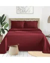 Superior Jacquard Matelasse Cotton Medallion Bedspread Set In Red