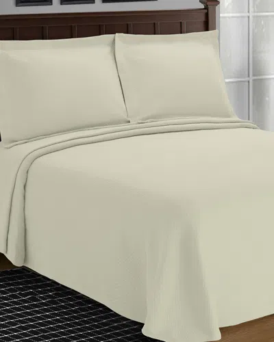 Superior Jacquard Matelasse Diamond Solitaire 3pc Bedspread Set