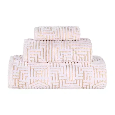 Superior Jasper Collection | 100% Cotton 3-pc. Quick Dry Solid Bath Towel Set In Yellow