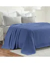 Superior Jena Cotton Textured Chevron Lightweight Woven Blanket