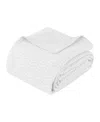 Superior Jena Cotton Textured Chevron Lightweight Woven Blanket, Full/queen In White