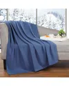 Superior Jena Cotton Textured Chevron Lightweight Woven Throw Blanket