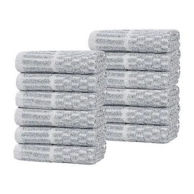 SUPERIOR JUNO COLLECTION | 80% COTTON 20% VISCOSE 12-PC. QUICK DRY WASHCLOTH