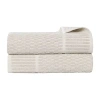 Superior Juno Collection | 80% Cotton 20% Viscose 2-pc. Bath Sheet In Sand