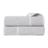 Superior Juno Collection | 80% Cotton 20% Viscose 2-pc. Bath Sheet In Silver