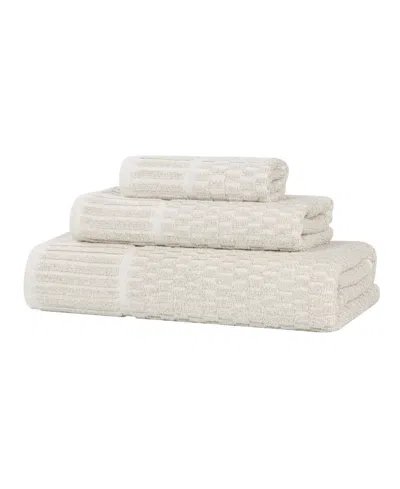 Superior Juno Cotton 3-piece Towel Set In Brown