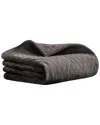 Superior Karina Velvet Lightweight Throw In Grey