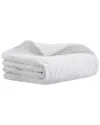Superior Karina Velvet Lightweight Throw In White
