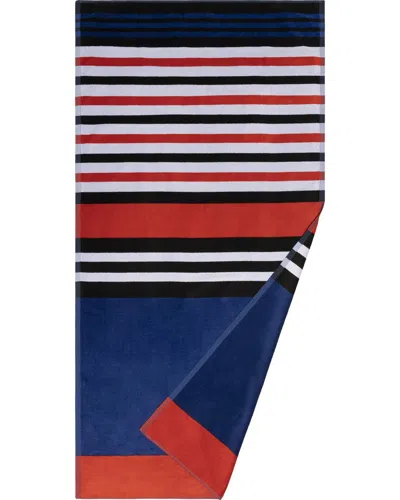 Superior Laguna Oversized Absorbent Lightweight Beach Towel In Blue