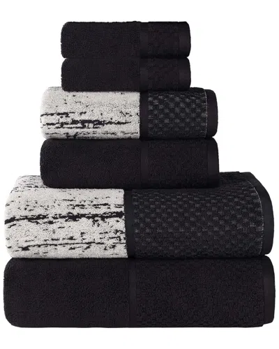 Superior Lodi Cotton 6pc Bathroom Towel Set In Animal Print