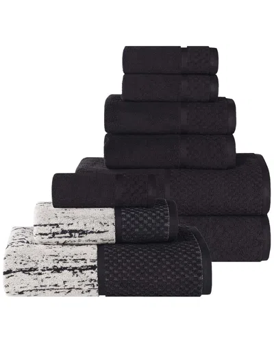 Superior Lodi Cotton 9pc Bathroom Towel Set In Animal Print
