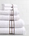 Superior Long-staple Combed 6pc Solid Turkish Cotton Towel Set In White