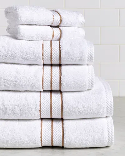 Superior Long-staple Combed 6pc Solid Turkish Cotton Towel Set
