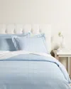 Superior Lorenz Embroidered Button Closure Duvet Cover Set