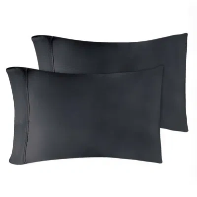 Superior Luxor Treasures 400 Thread Count Egyptian Cotton Blend Pillowcase In Navy Blue